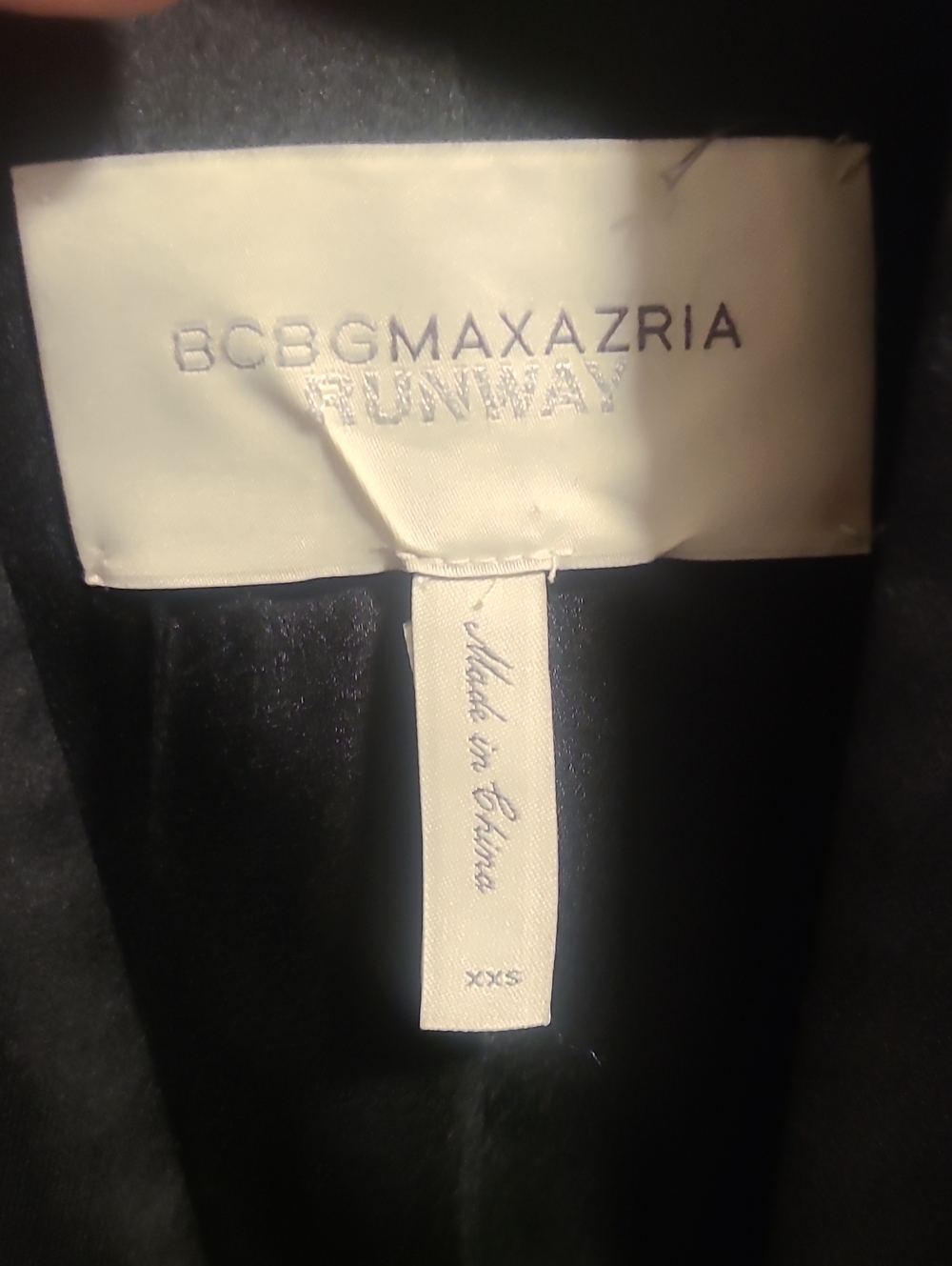 BCBGMAXAZRIA Black Women's Dress Coat